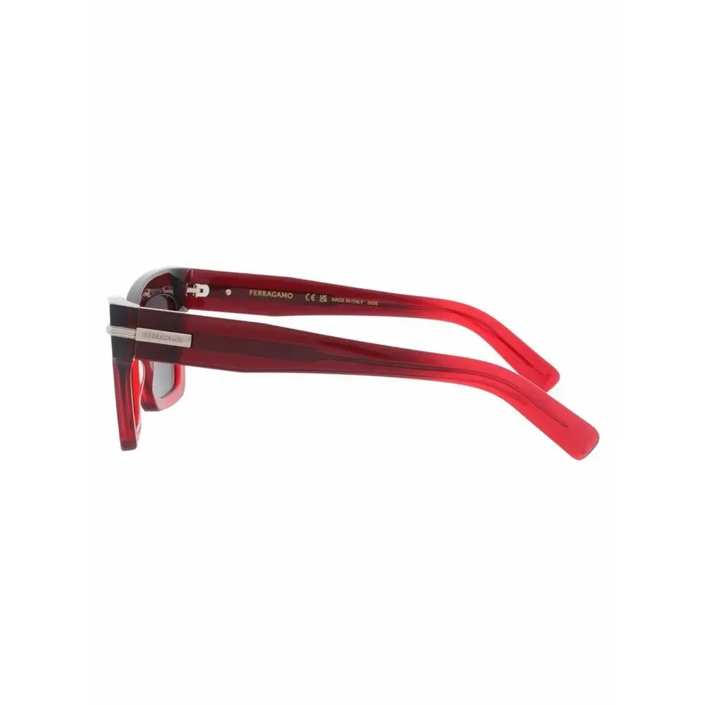 NEW!!! Salvatore Ferragamo SF2031S 615 Women’s Burgundy Square Frame Sunglasses